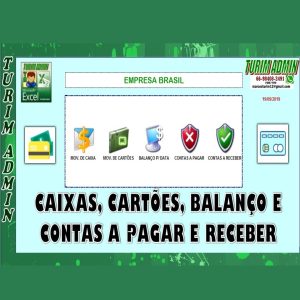 PLANILHA CAIXA, CARTÕES CONCILIAÇÃO DEBITO E CREDITO, CONTAS A PAGAR E RECEBER R$ 120,00